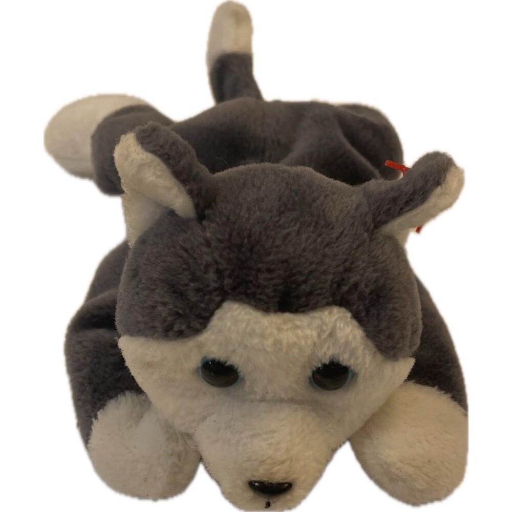 Vintage Ty Beanie Baby Nanook Husky Dog 1996 Plush No Tag